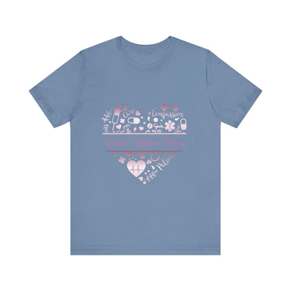 Monogram Heart rose gold