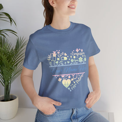 Monogram Heart pastel