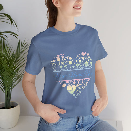 Monogram Heart pastel