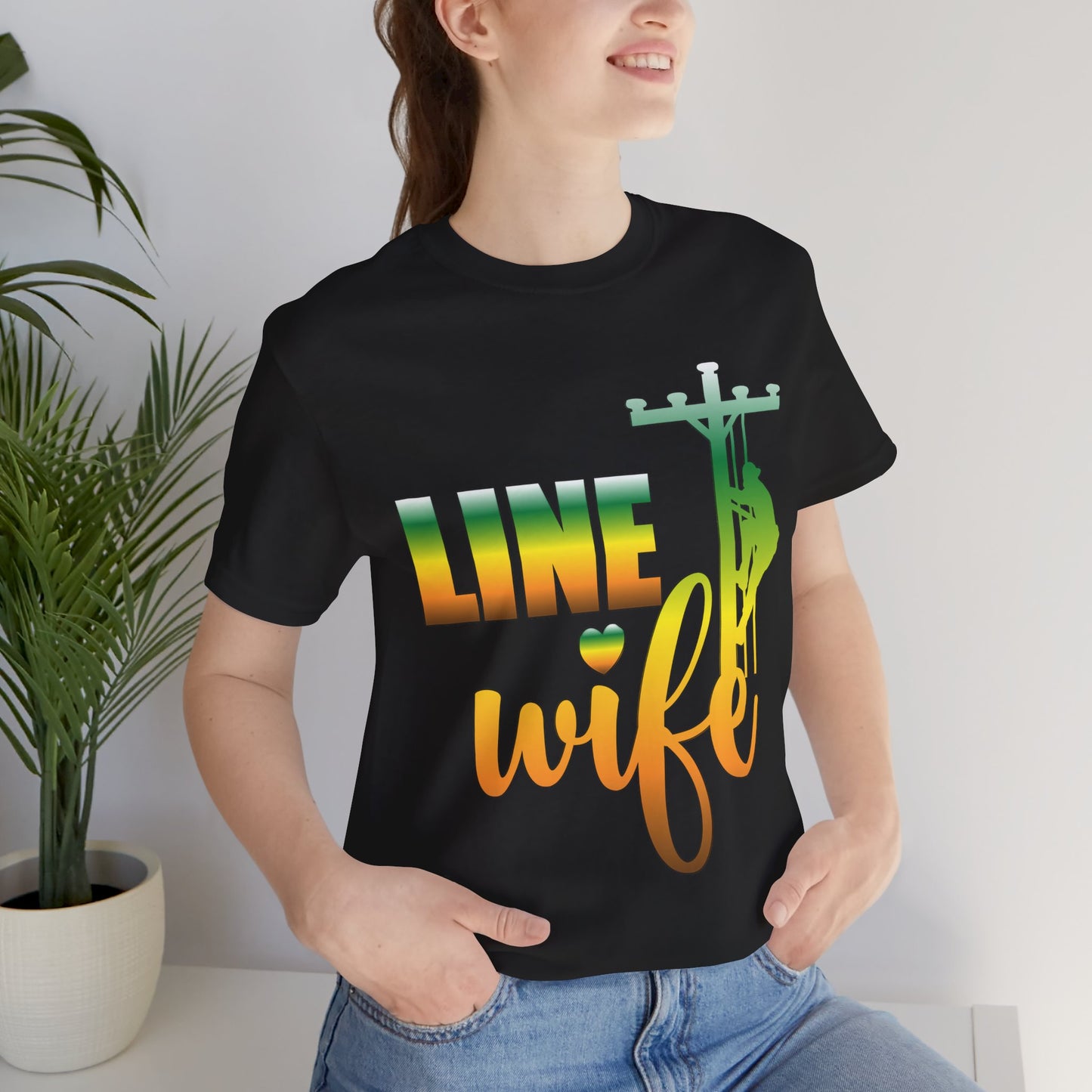 Lineman T-shirt - Line Wife gradient