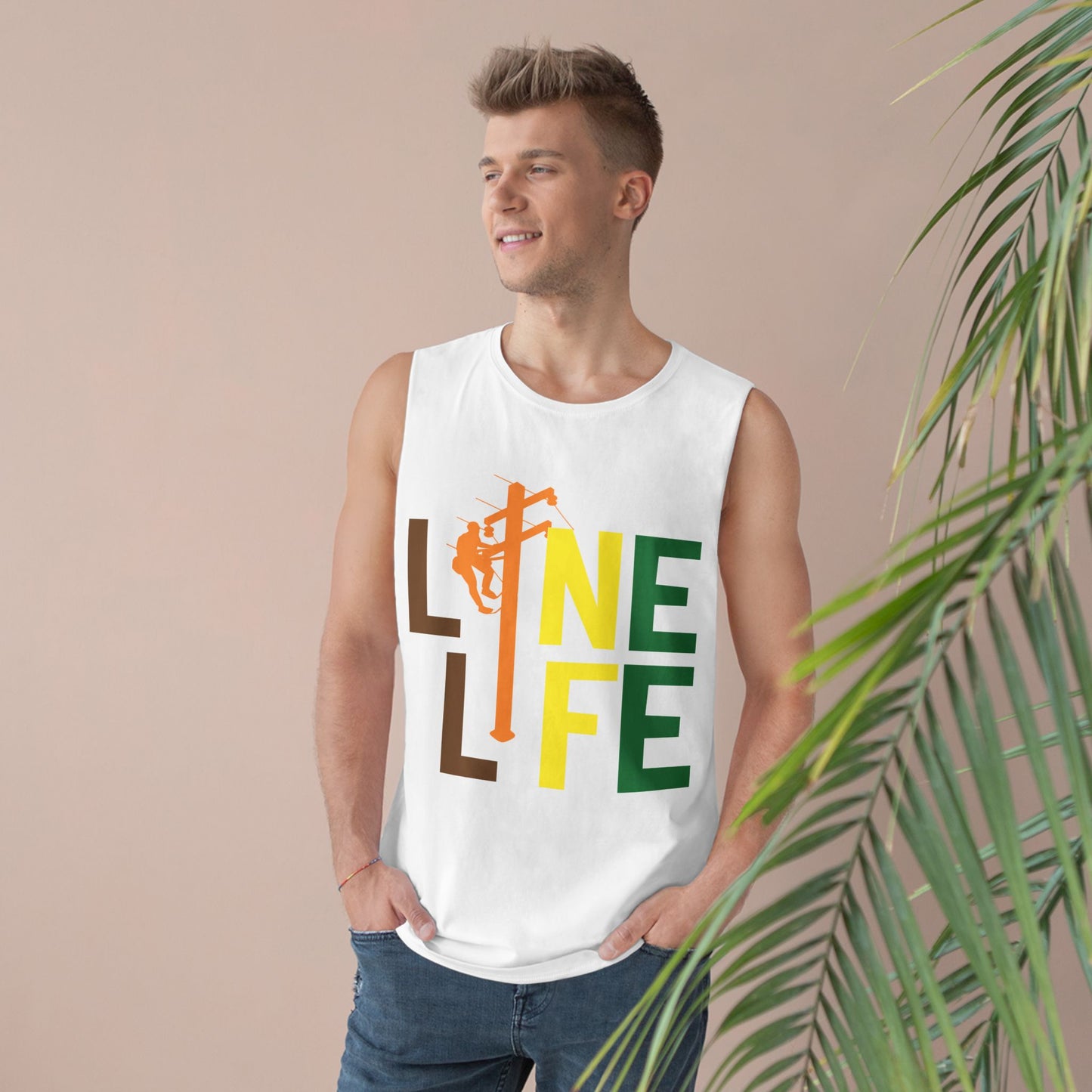 Lineman Tank - lineman-life color