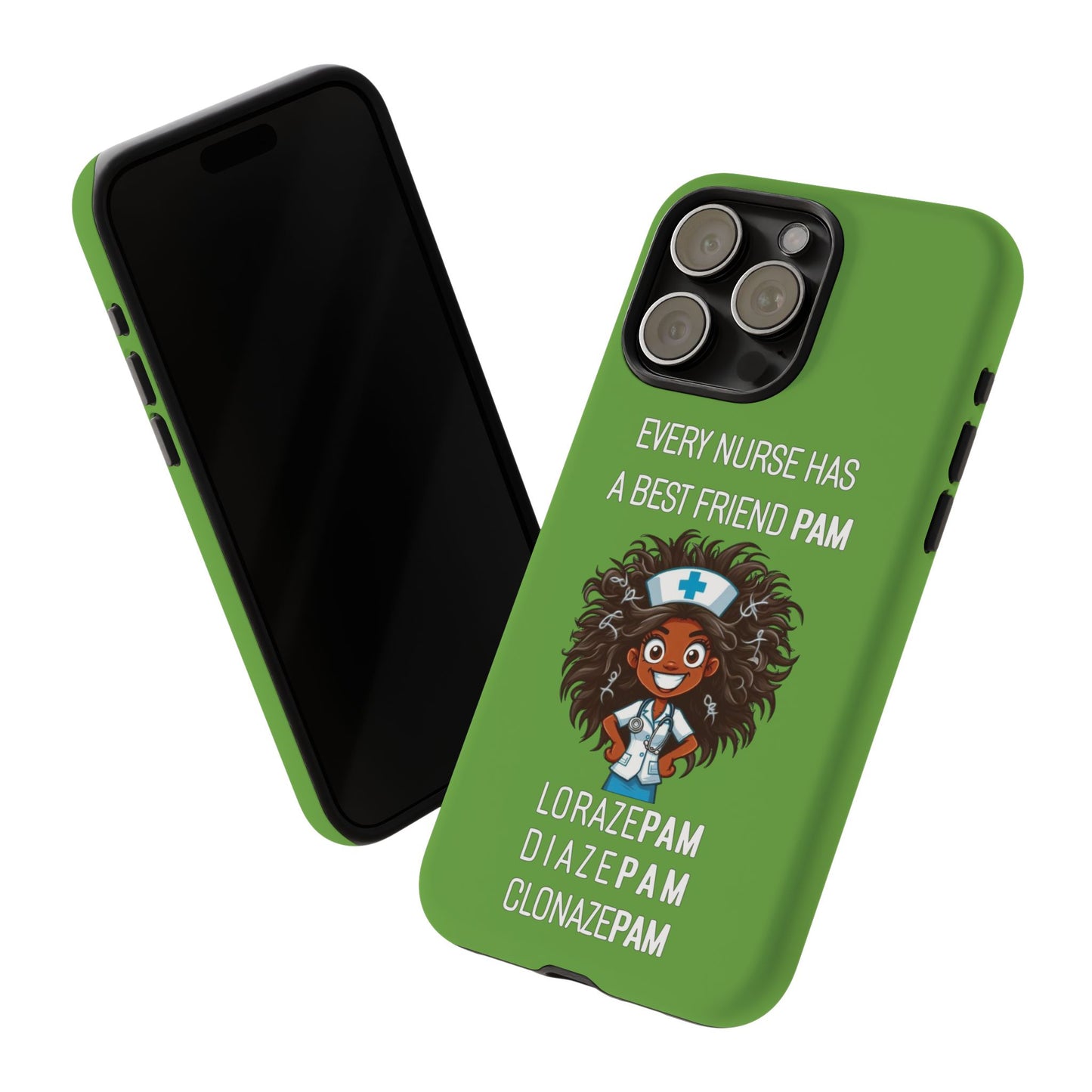 Nurse iPhone Tough Case - Every Nurse Has a Friend Named PAM Design (2) - Green