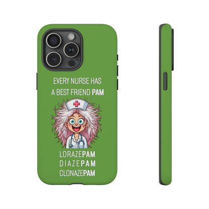 Nurse iPhone Tough Case - Every Nurse Has a Friend Named PAM Design (1) - Green