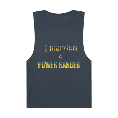 Lineman Tank - Married a Power Ranger colored chrome