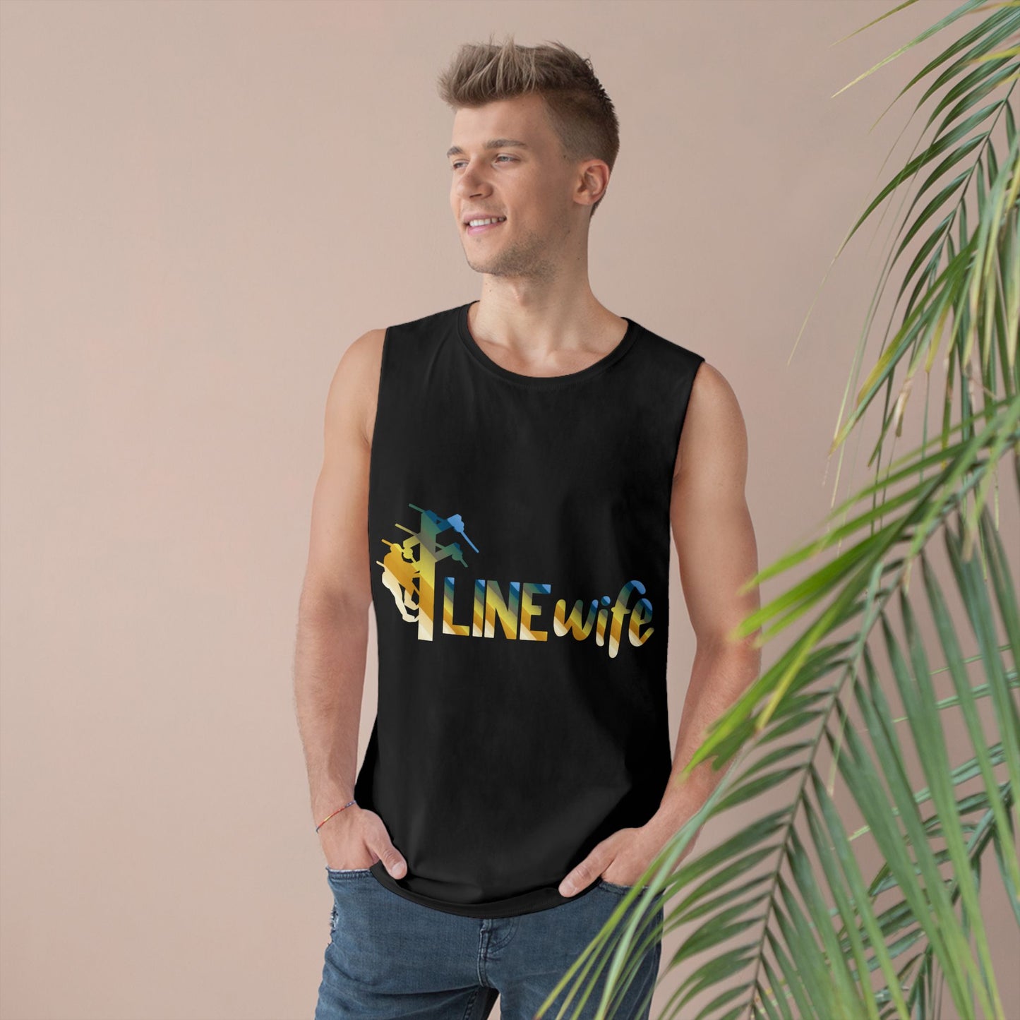 Lineman Tank - lineman-wife colored chrome
