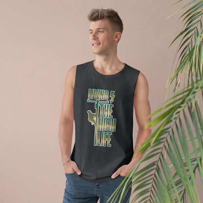 Lineman Tank - Living The High Life-copper patina