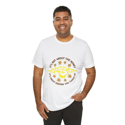Lineman T-shirt - Its Not About The Money-color