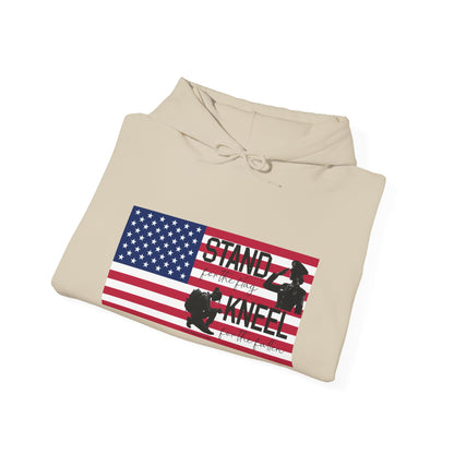 Gildan Stand for the Flag, Kneel for the Fallen Hoodie (Female)