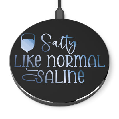Salty Saline Wireless Charger | Fast Charging Pad for Healthcare Professionals
