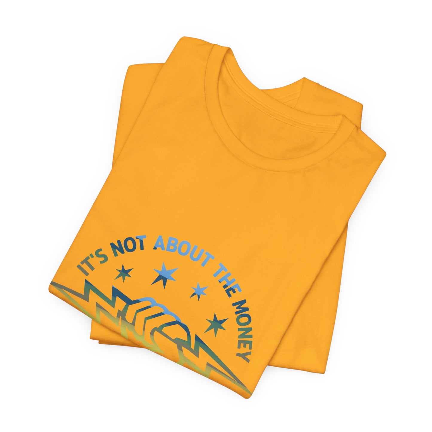 Lineman T-shirt - Its Not About The Money-colored chrome
