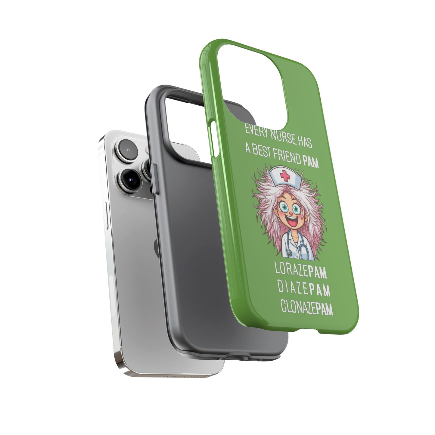 Nurse iPhone Tough Case - Every Nurse Has a Friend Named PAM Design (1) - Green