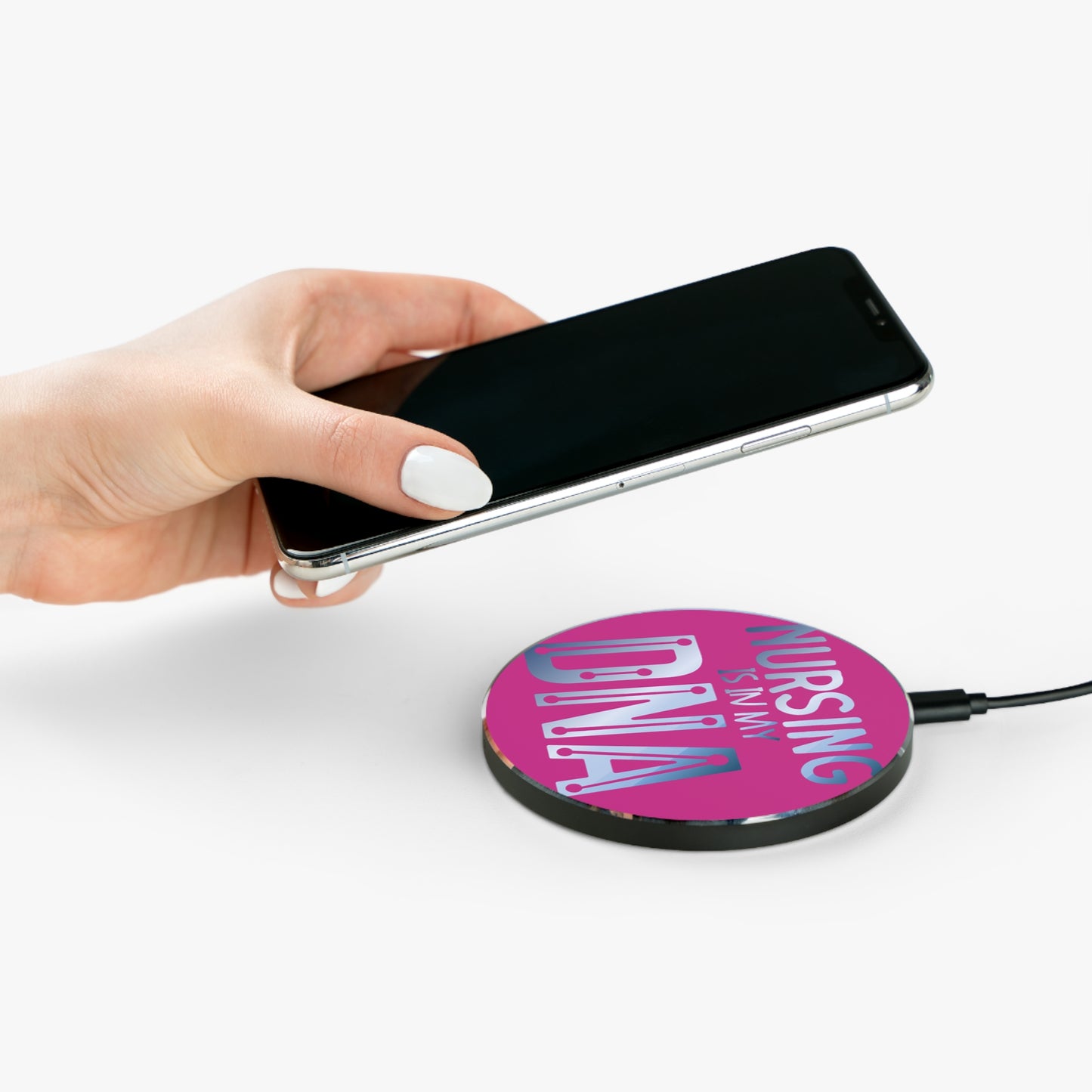 Nursing is in my DNA Wireless Charger | Fast Charging Pad for Healthcare Professionals