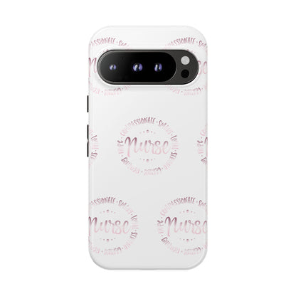 Google Pixel Tough Case - Nurse Circle  - White
