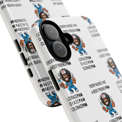 Nurse iPhone Tough Case - Every Nurse Has a Friend Named PAM Design (6) - White