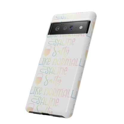 Google Pixel Tough Case - Salty Saline Like Normal Saline - White