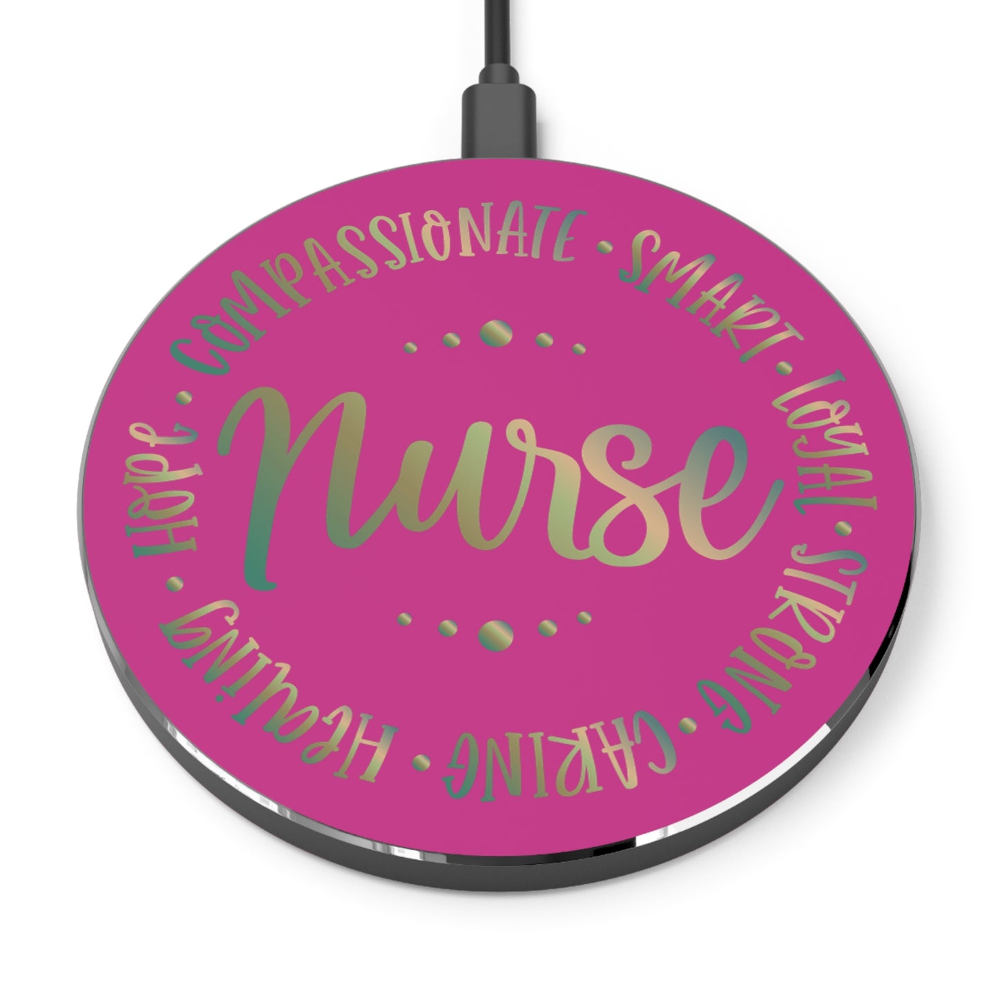 Nurse Circle Wireless Charger | Fast Charging Pad for Healthcare Professionals