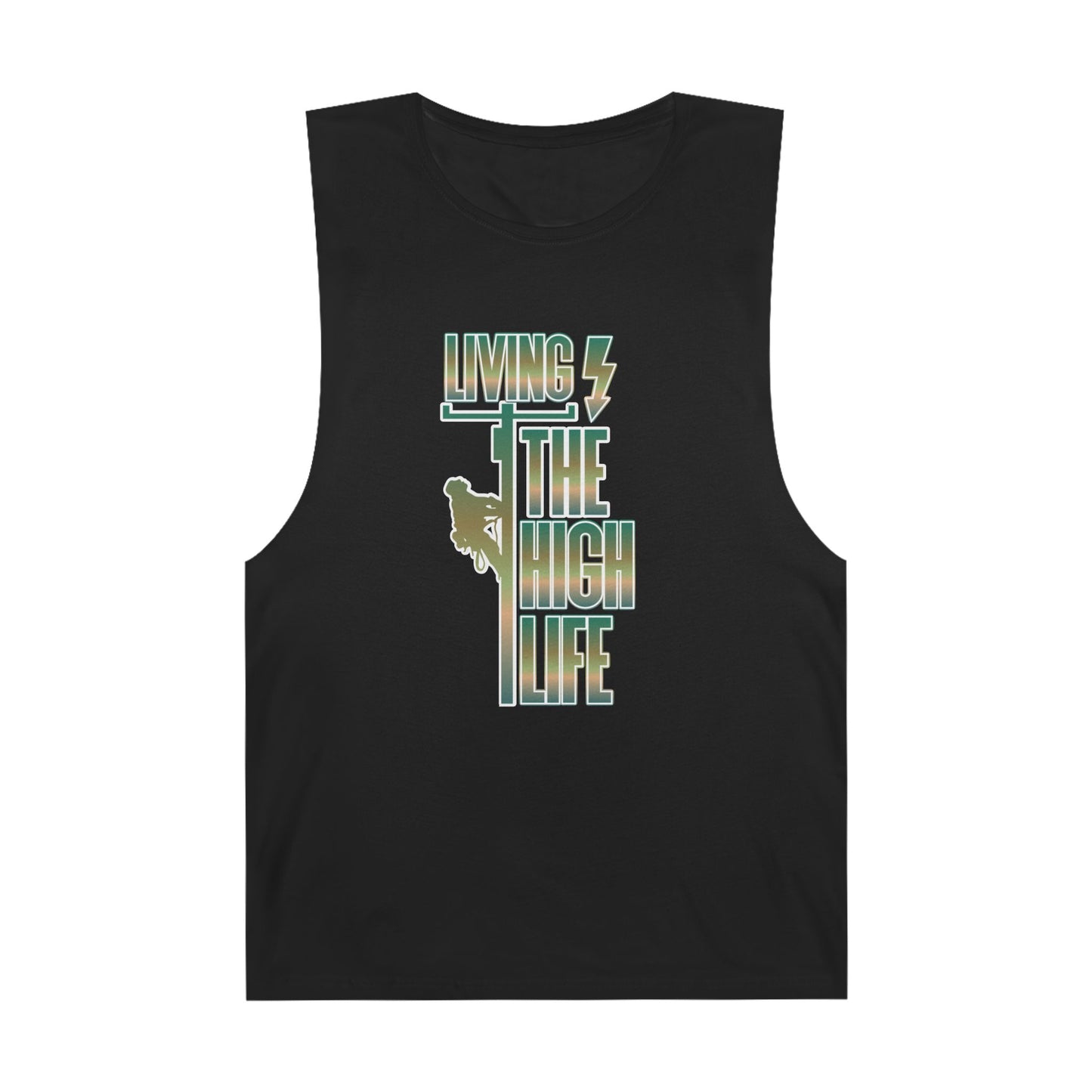 Lineman Tank - Living The High Life-copper patina