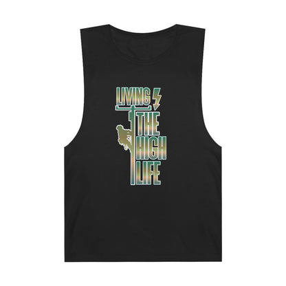 Lineman Tank - Living The High Life-copper patina