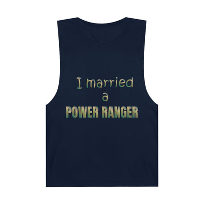 Lineman Tank - Married a Power Ranger copper patina