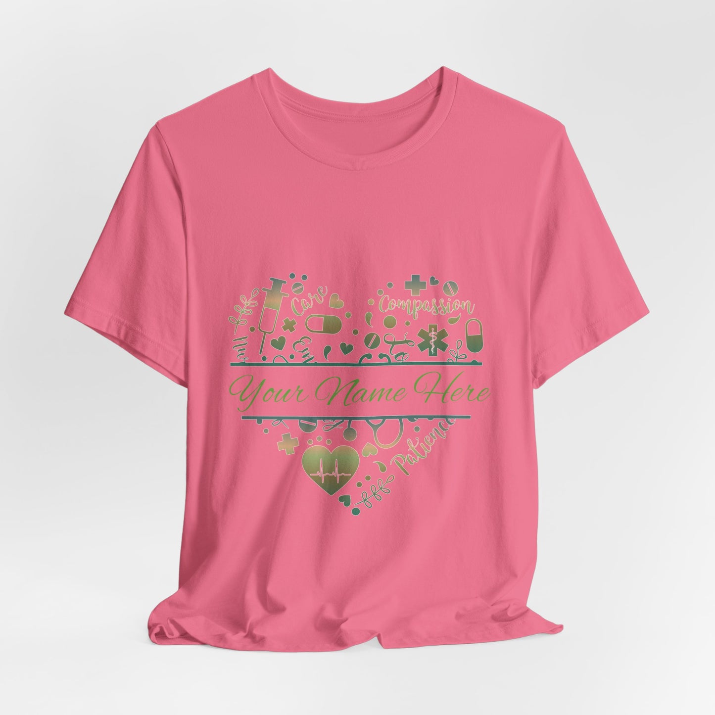 Monogram Heart copper patina
