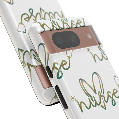 Google Pixel Tough Case - Nurse Stethoscope - White