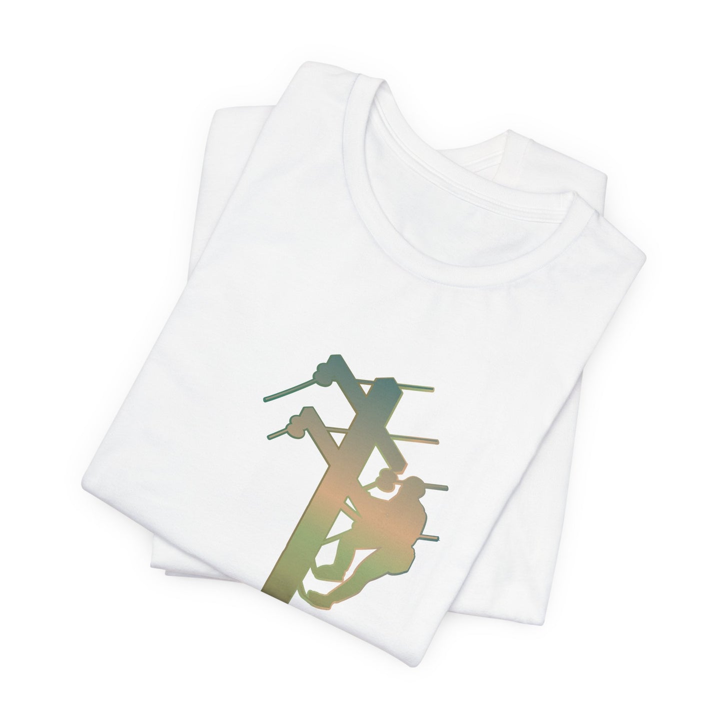 Lineman T-shirt - living the high life - copper patina