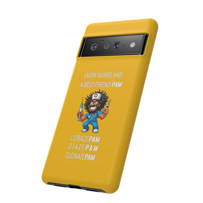 Nurse Google Pixel Tough Case - Every Nurse Has a Friend Named PAM Design (6) - Yellow