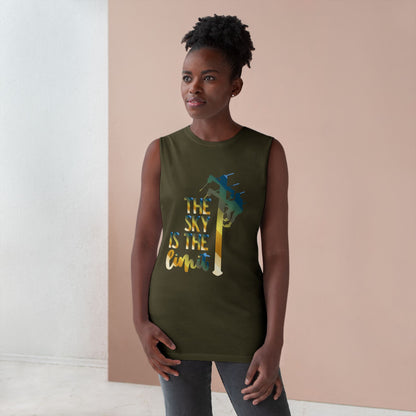 Lineman Tank - the-sky-is-the-limit-lineman colored chrome