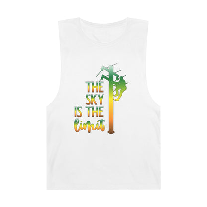 Lineman Tank - the-sky-is-the-limit-lineman gradient