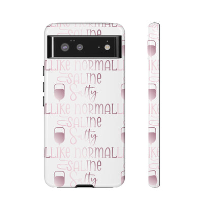 Google Pixel Tough Case - Salty Saline Like Normal Saline - White