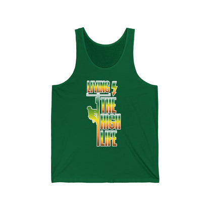 Lineman T-shirt - Living The High Life-gradient