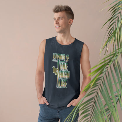 Lineman Tank - Living The High Life-copper patina