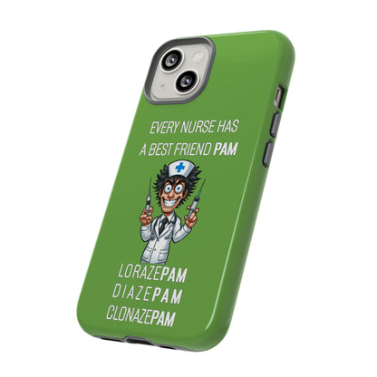 Nurse iPhone Tough Case - Every Nurse Has a Friend Named PAM Design (5) - Green