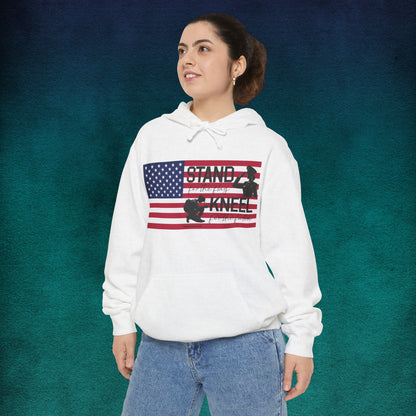 Comfort Colors Stand for the Flag, Kneel for the Fallen Hoodie (female)