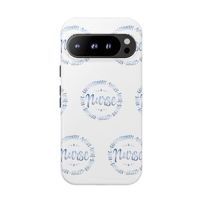 Google Pixel Tough Case - Nurse Circle  - White