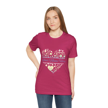 Monogram Heart pastel