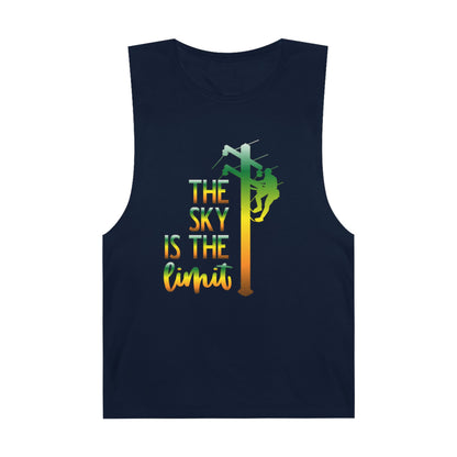 Lineman Tank - the-sky-is-the-limit-lineman gradient