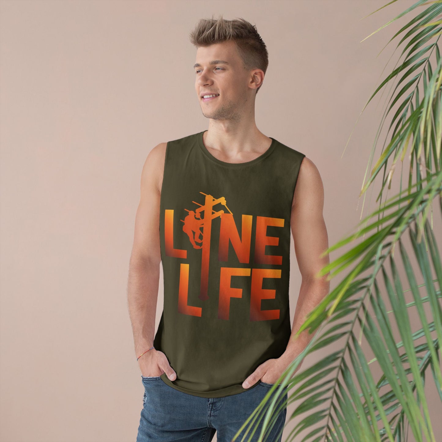 Lineman Tank - lineman-life sky 24