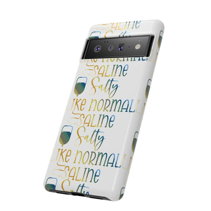 Google Pixel Tough Case - Salty Saline Like Normal Saline - White