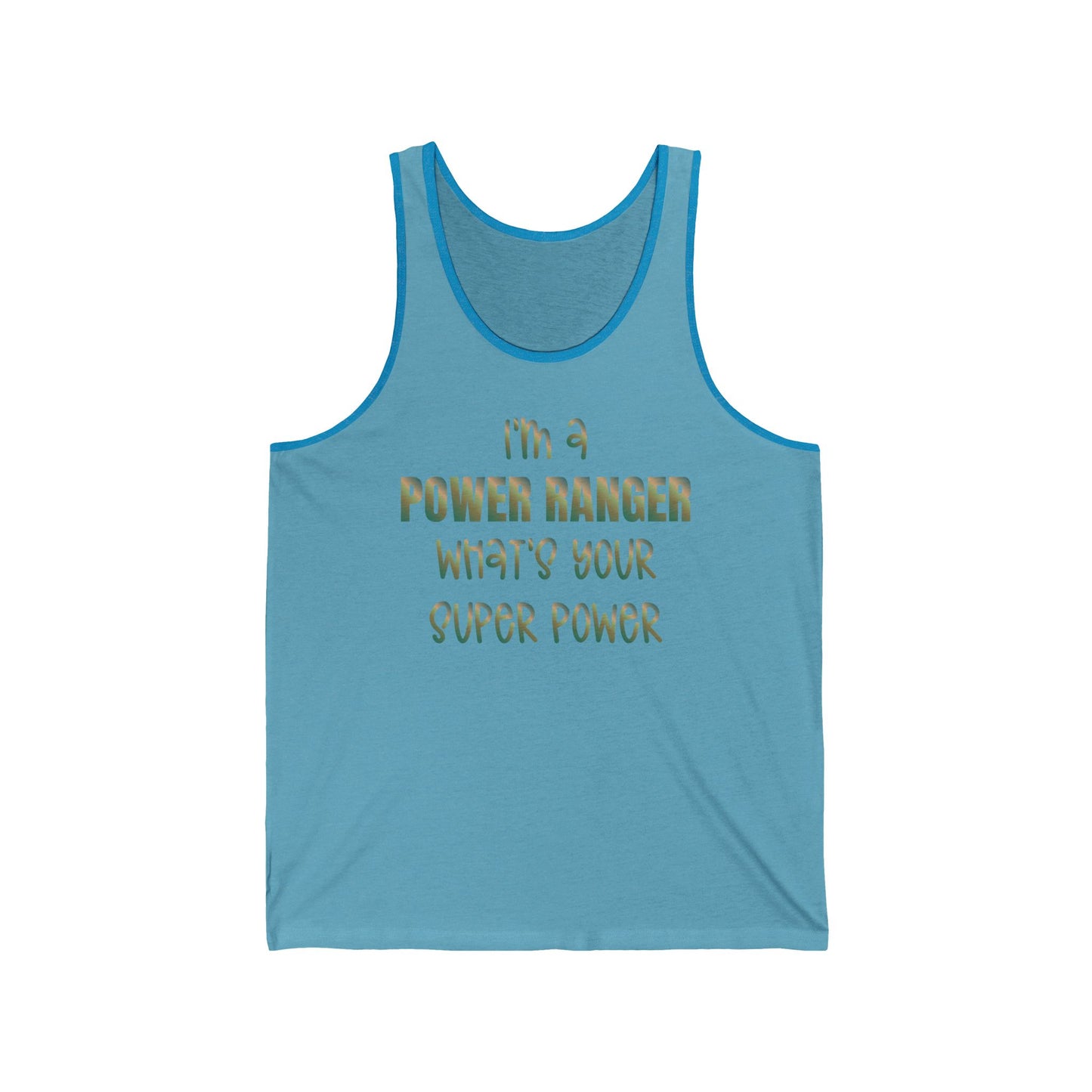 Lineman T-shirt - power ranger super power copper patina
