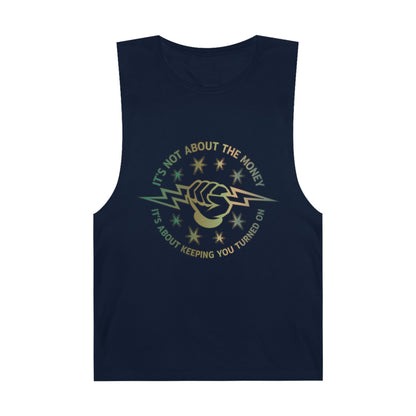 Lineman Tank - Its Not About The Money-copper patina