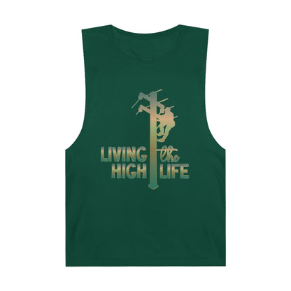 Lineman Tank - living the high life - copper patina