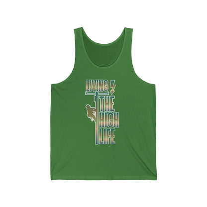 Lineman T-shirt - Living The High Life-copper patina