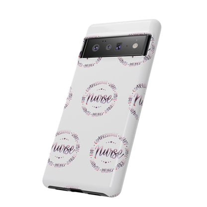 Google Pixel Tough Case - Nurse Circle  - White
