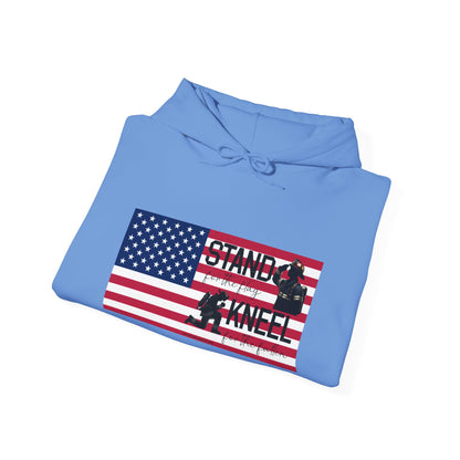 Gildan Stand for the Flag, Kneel for the Fallen Hoodie - fire fighter