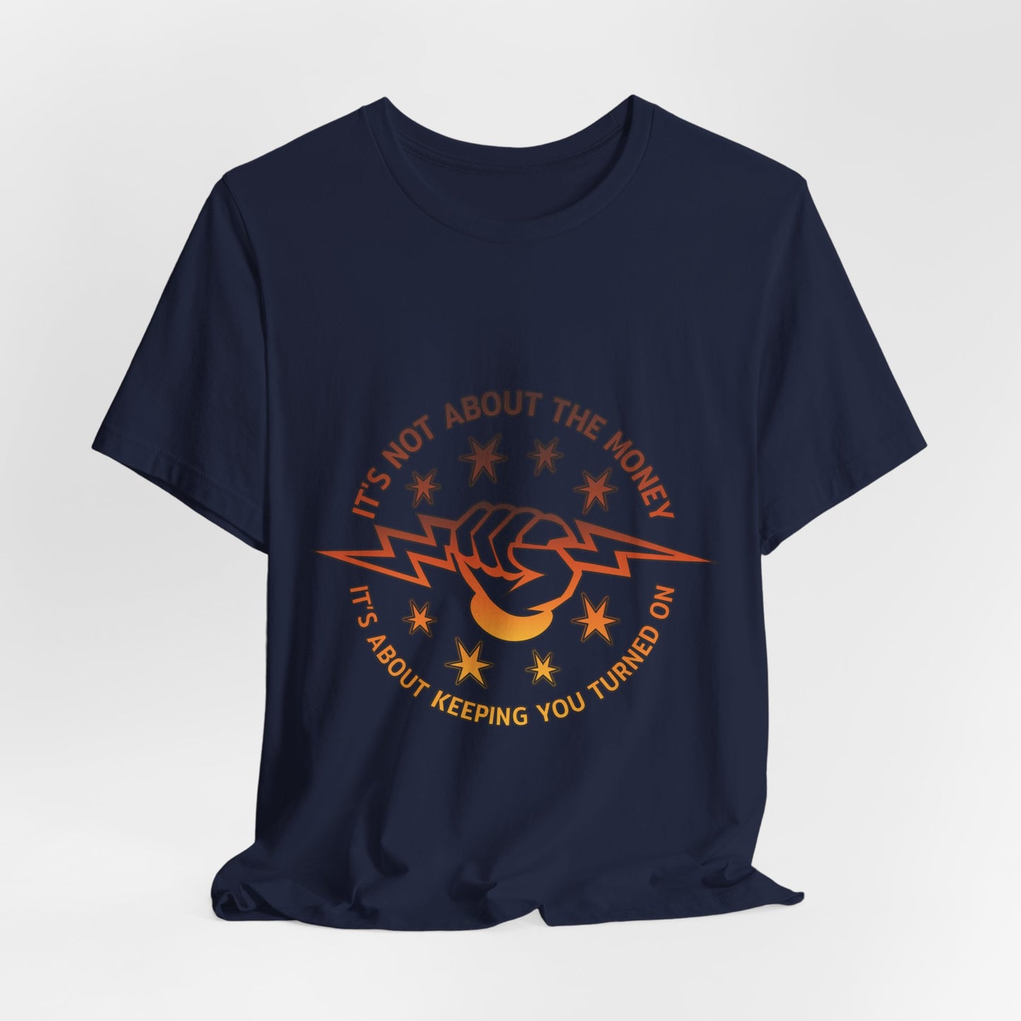 Lineman T-shirt - Its Not About The Money-sky 24