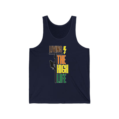 Lineman T-shirt - Living The High Life-color
