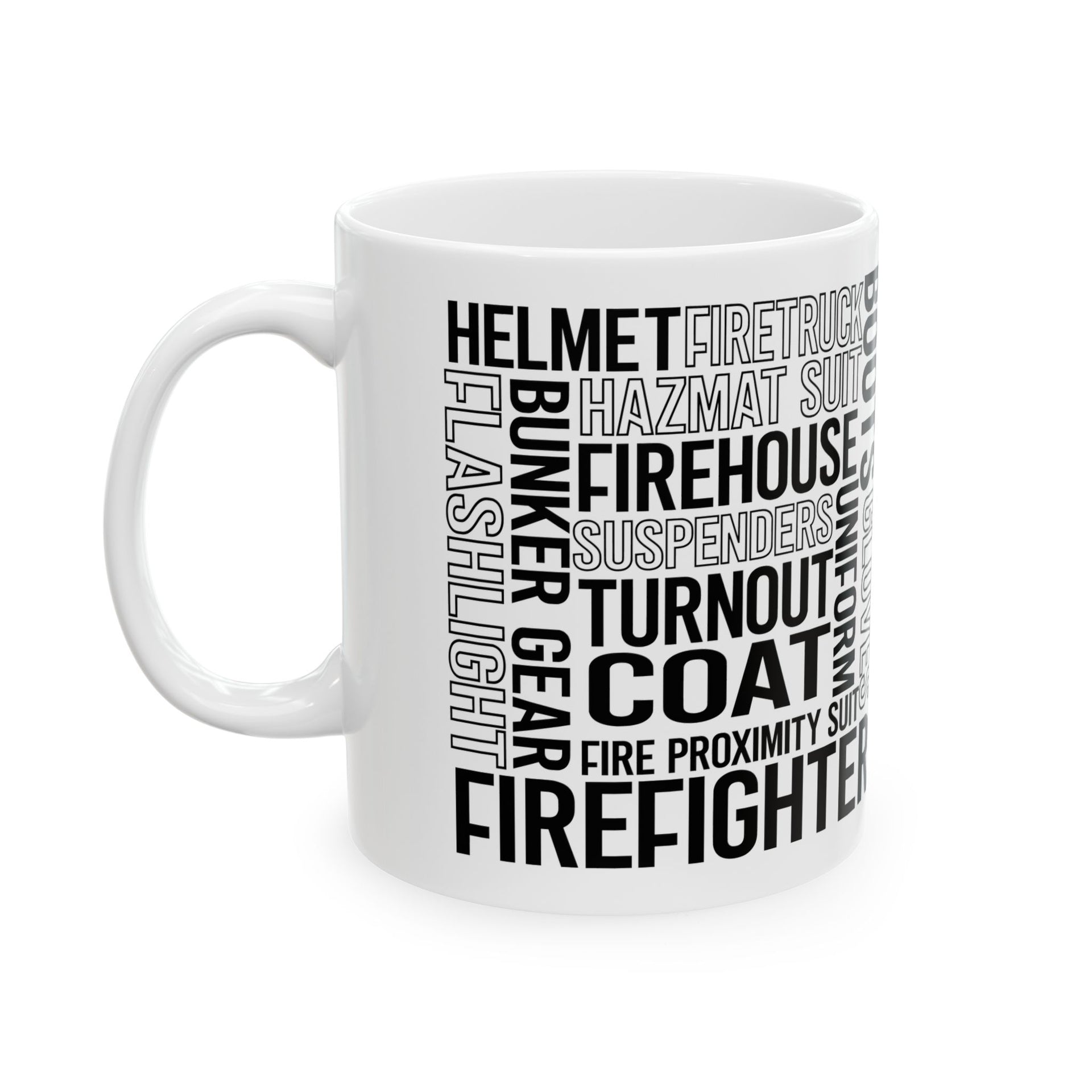 Fire Figther Subway Art Mug, (11oz, 15oz) – Frontline Gear LLC