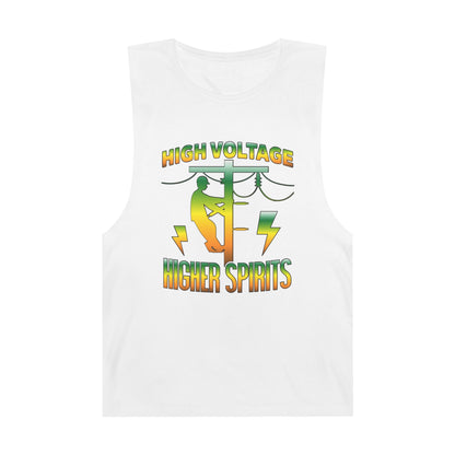 Lineman Tank - High Voltage Higher Spirits-gradient