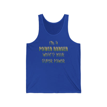 Lineman T-shirt - power ranger super power copper patina
